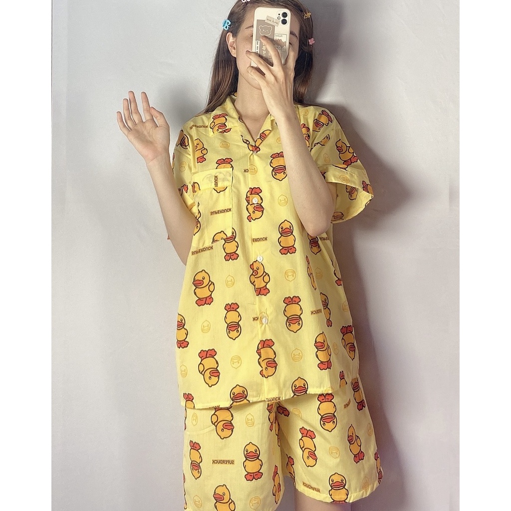 Đồ bộ ngủ họa tiết vịt couple dễ thương 2021 | BigBuy360 - bigbuy360.vn
