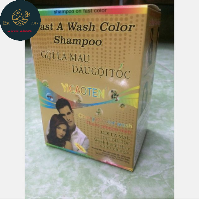 (10 GÓI) Dầu gội là đen Caoten 30ml