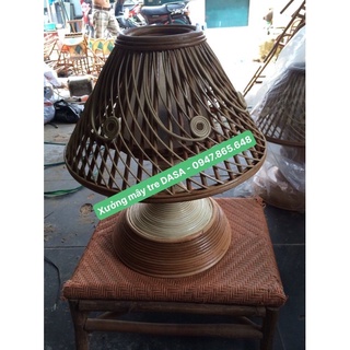 Đèn ngủ mây mẫu 03 - xưởng bàn ghế mây tre dasa