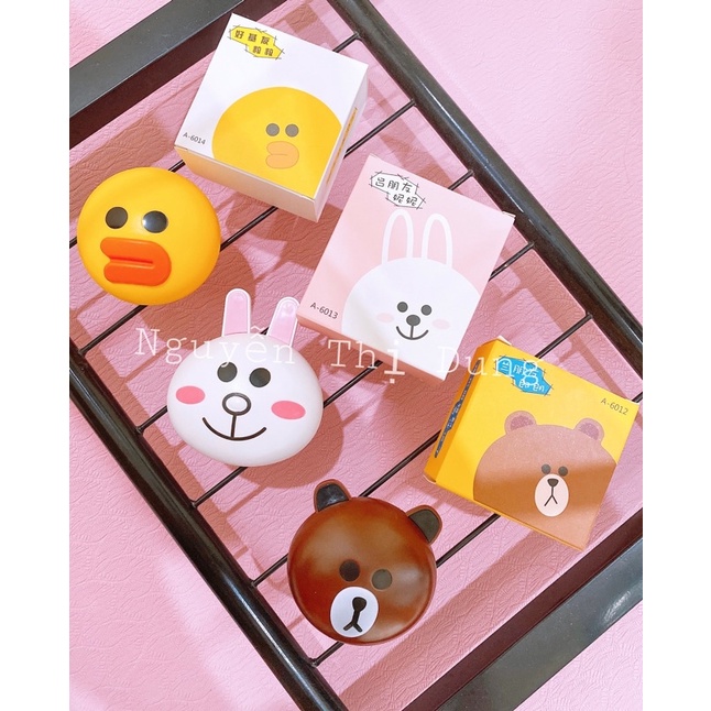 KHAY GƯƠNG DỤNG CỤ LENS HÌNH THÚ SIÊU CUTE