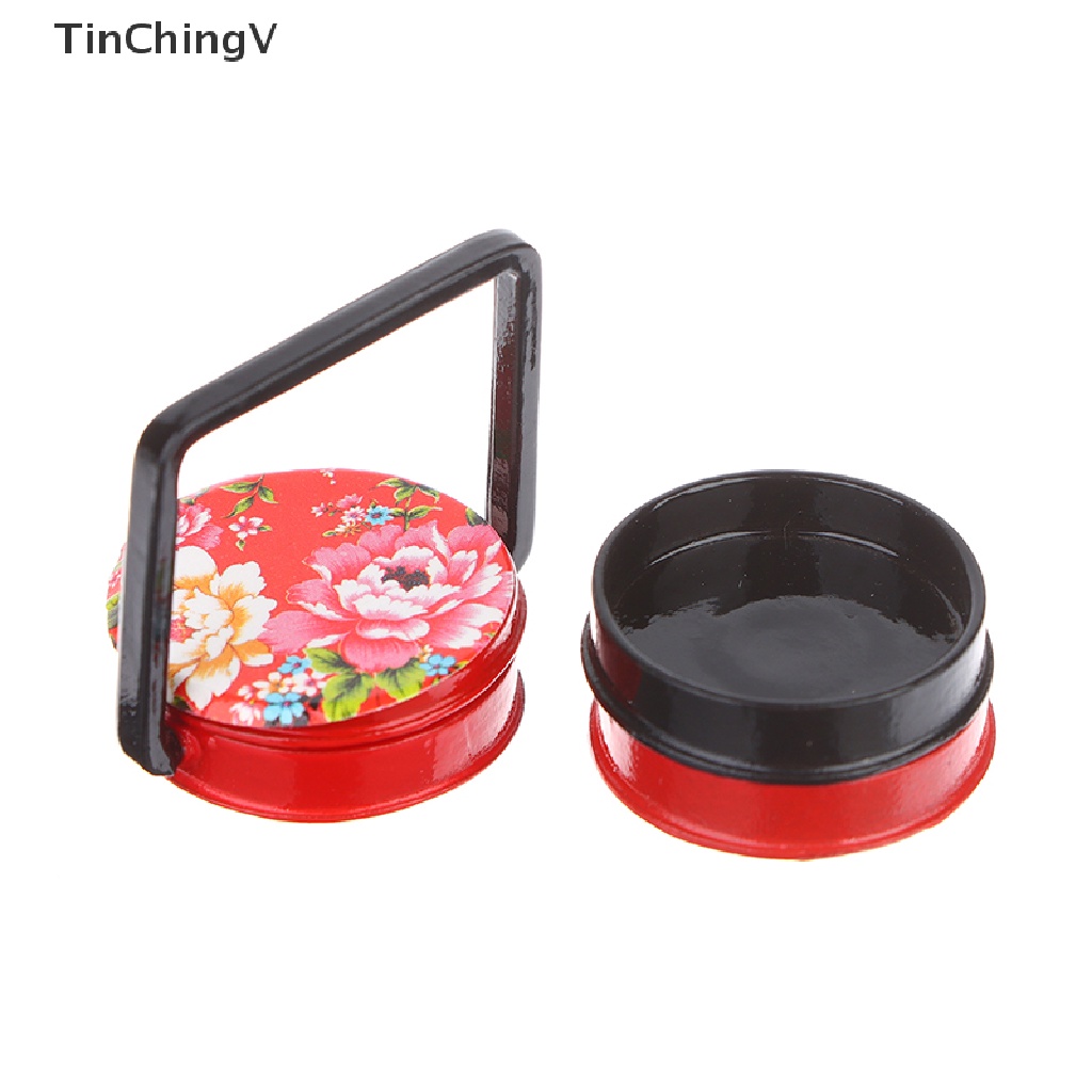 Giỏ Đựng Thức Ăn Mini Bằng Hợp Kim Tỉ Lệ 1: 12 Dùng Trang Trí Nhà Búp Bê