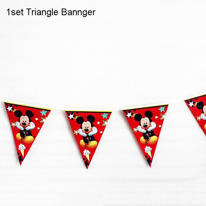 Bộ Phụ Kiện Trang Trí Tiệc Sinh Nhật Chủ Đề Chuột Mickey
