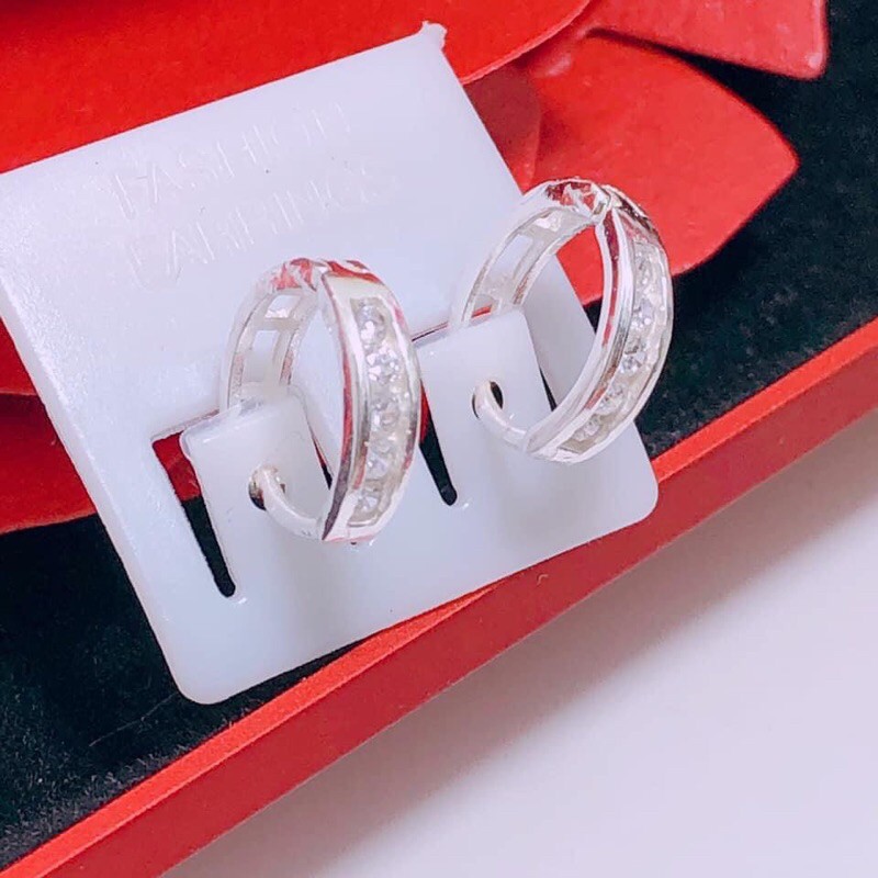 BÔNG TAI KHUYÊN VÒNG TRÒN NHẪN NHỎ XINH