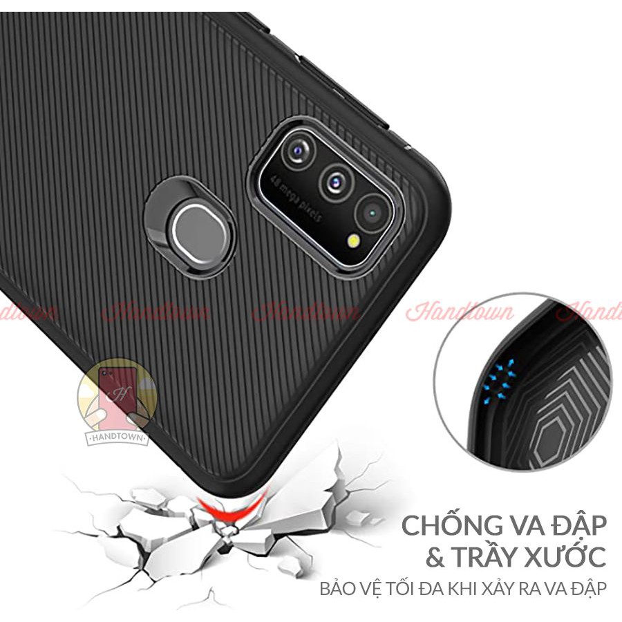 Ốp lưng mềm TPU Vân Chéo Samsung Galaxy M11 / M21 / M31 / M41 / M51