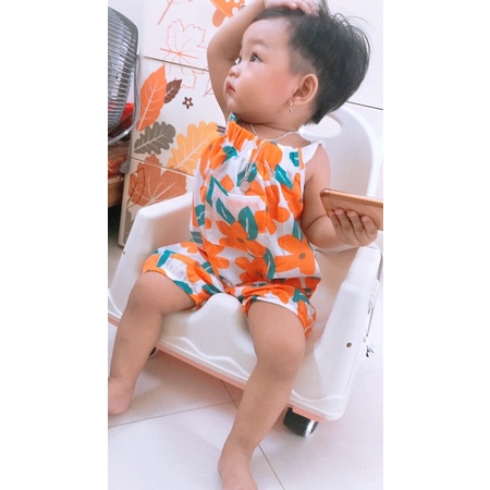 Body Jumpsuit Cho Bé Siêu Xinh - Tặng Kèm Turban