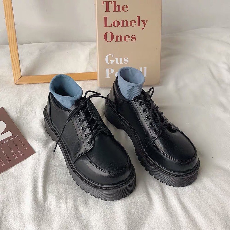 giày Ullzang mũi tròn( kèm ảnh thật) | BigBuy360 - bigbuy360.vn