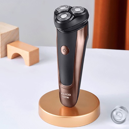 Combo Máy Cạo Râu Flyco FS371VN 3 Lưỡi Kép Kháng Nước &amp; Máy Tỉa Lông Mũi FS7805VN - Chính Hãng