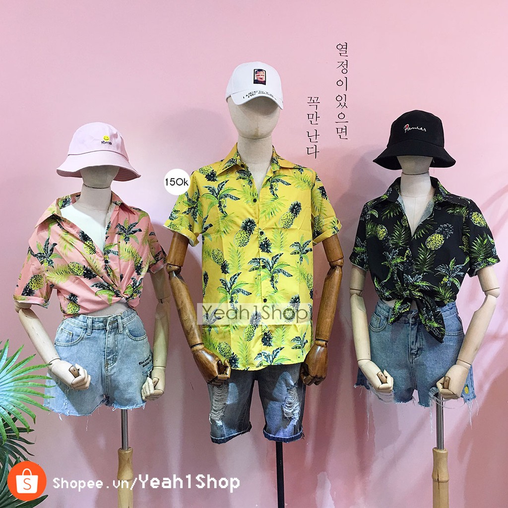 [Yeah1Shop]- Áo sơ mi dứa mới (M, L, XL) SMHH