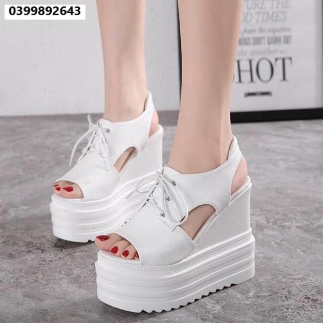 Giầy Cao Gót Đế Xuồng Nữ Cao 13,5 Phân Hàng Nhập Cao Cấp