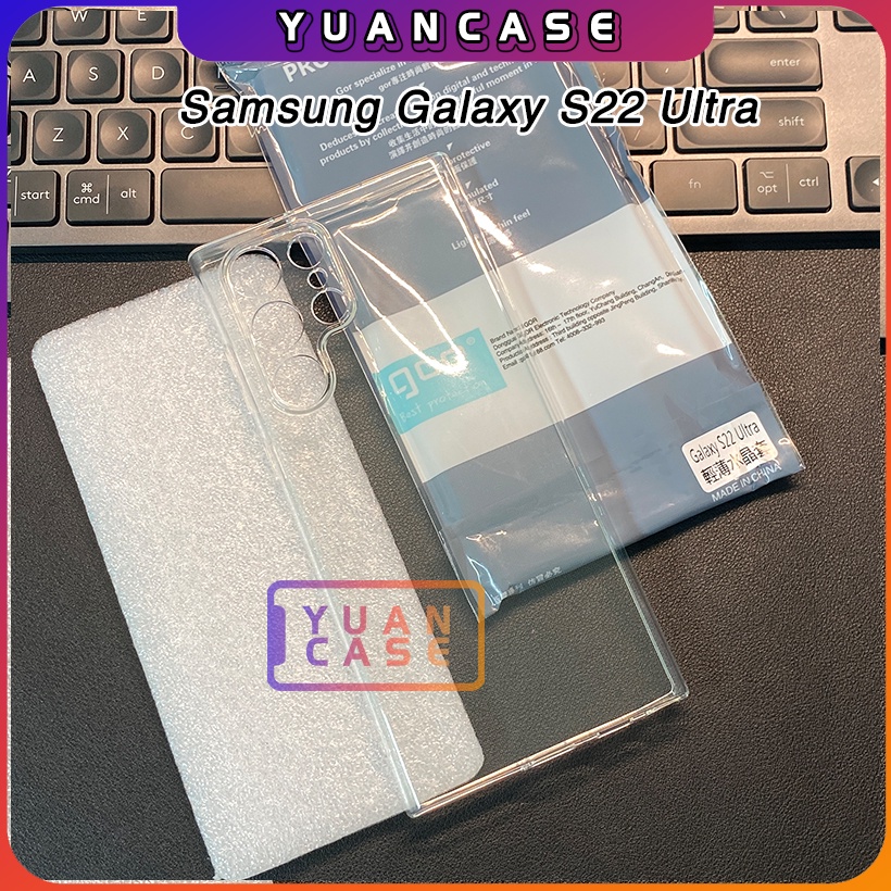 Ốp GOR dẻo trong che camera cho Samsung Galaxy S22 Ultra-S22+-S22 S21Ultra -S21Plus-S21FE-S21 siêu mõng - Hàng Nhập Khẩu