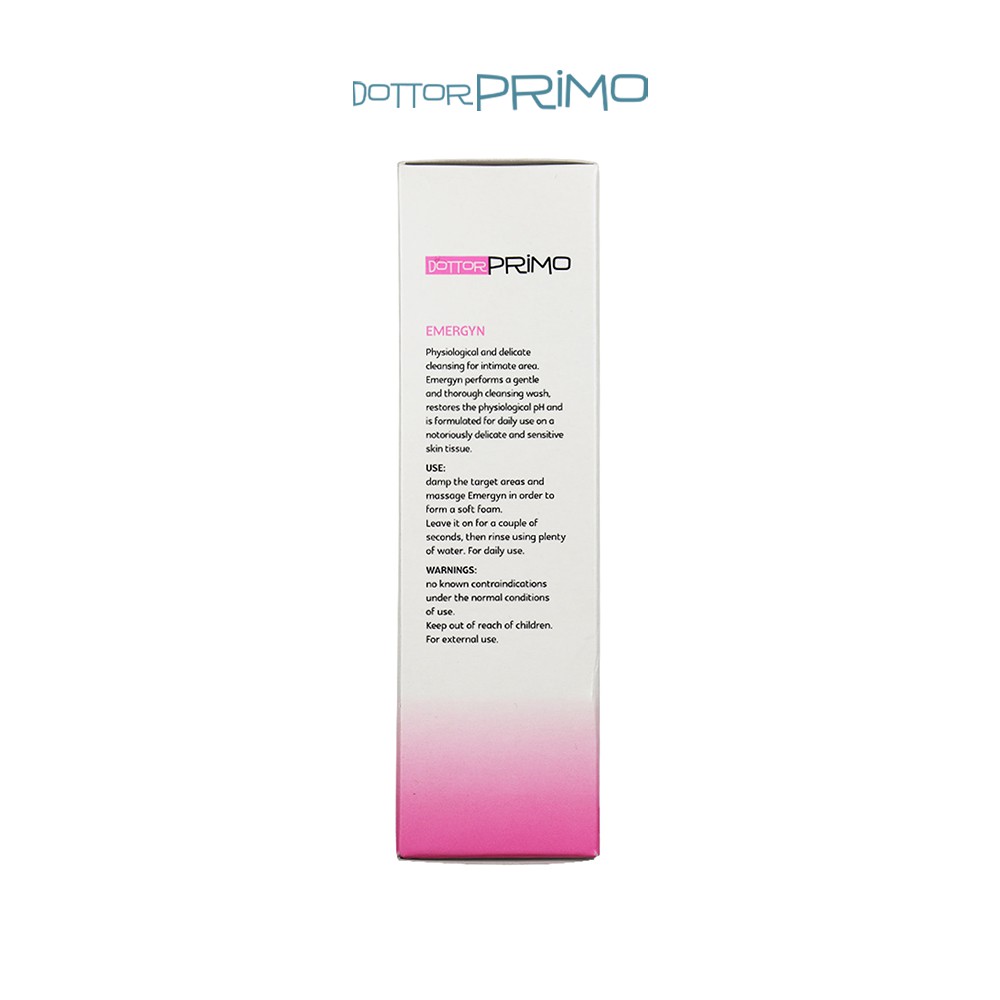 Dung Dịch Vệ Sinh Cho Người Bị Viêm Nhiễm Phụ Khoa DottorPrimo Emergyn (Chai 100ml)
