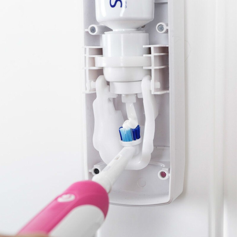 Giá Đỡ Bàn Chải Đánh Răng Tự Động Gắn Tường Tiện Lợi