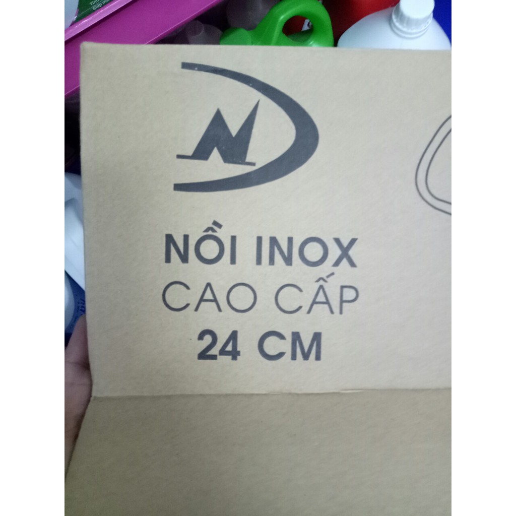 Nồi innox cao cấp nắp kính size 20cm