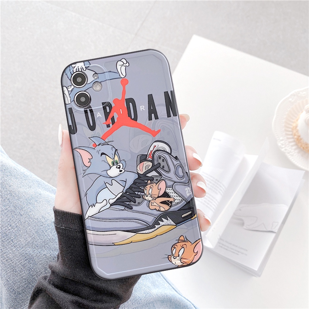 Ốp lưng iphone Gray Cartoon bóng cạnh vuông 6/6plus/6s/6splus/7/7plus/8/8plus/x/xr/xs/11/12/13/pro/max/plus/promax