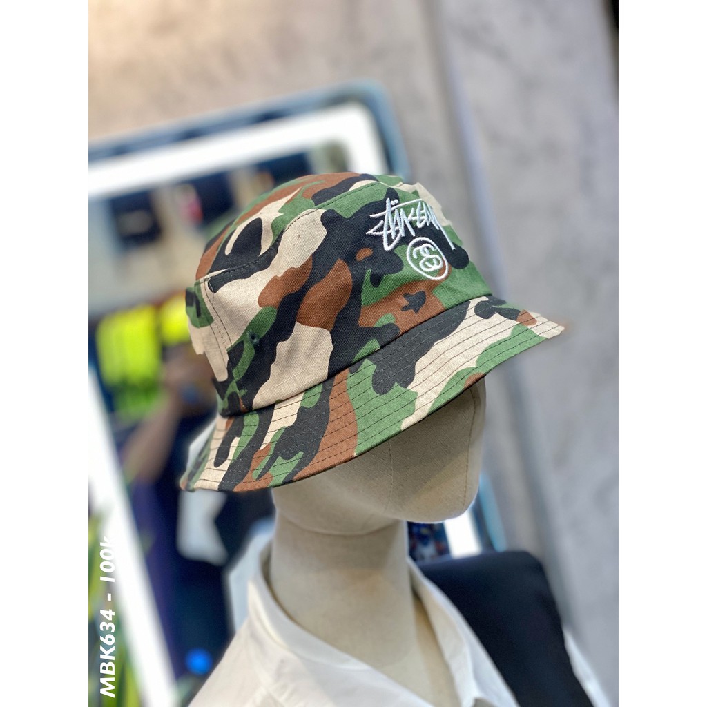 Mũ Nón Bucket Hat Hình Lá Và Ràn Ri - Code: MBK66 / MBK64
