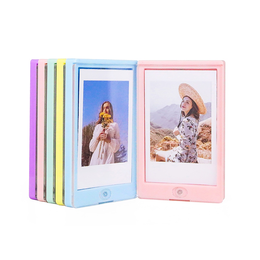 1 Khung Ảnh Nam Châm Màu Macaron Cho Máy Ảnh Fujifilm Instax Mini