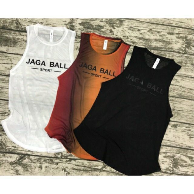 Áo tanktop jaga tập gym yoga lưới nữ