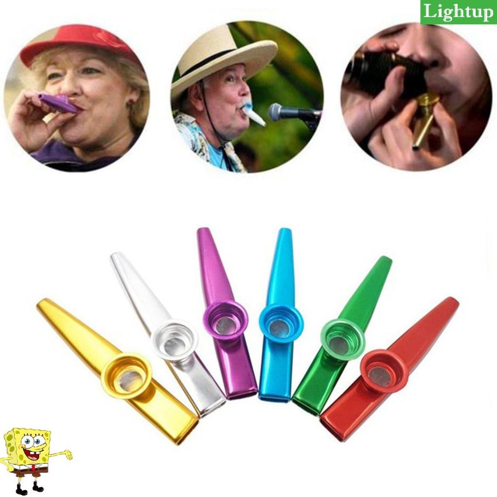 Nhạc cụ Kazoo Portable Mini Metal Musical Nhạc cụ dành cho trẻ em yêu thích âm nhạc