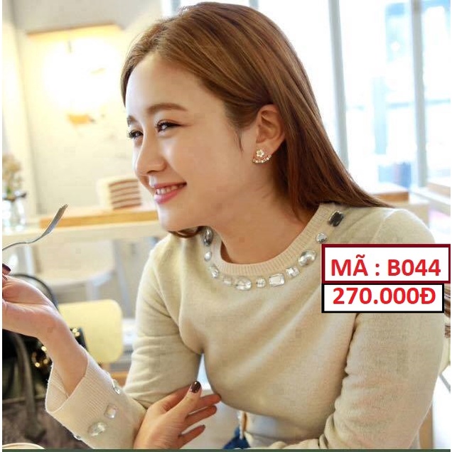 Bông Tai Hàn Quốc Mạ Vàng 18K Cao Cấp