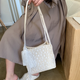 Túi Xách Tay Bằng Cói Phong Cách Hàn Quốc 2020 Dành Cho Nữ