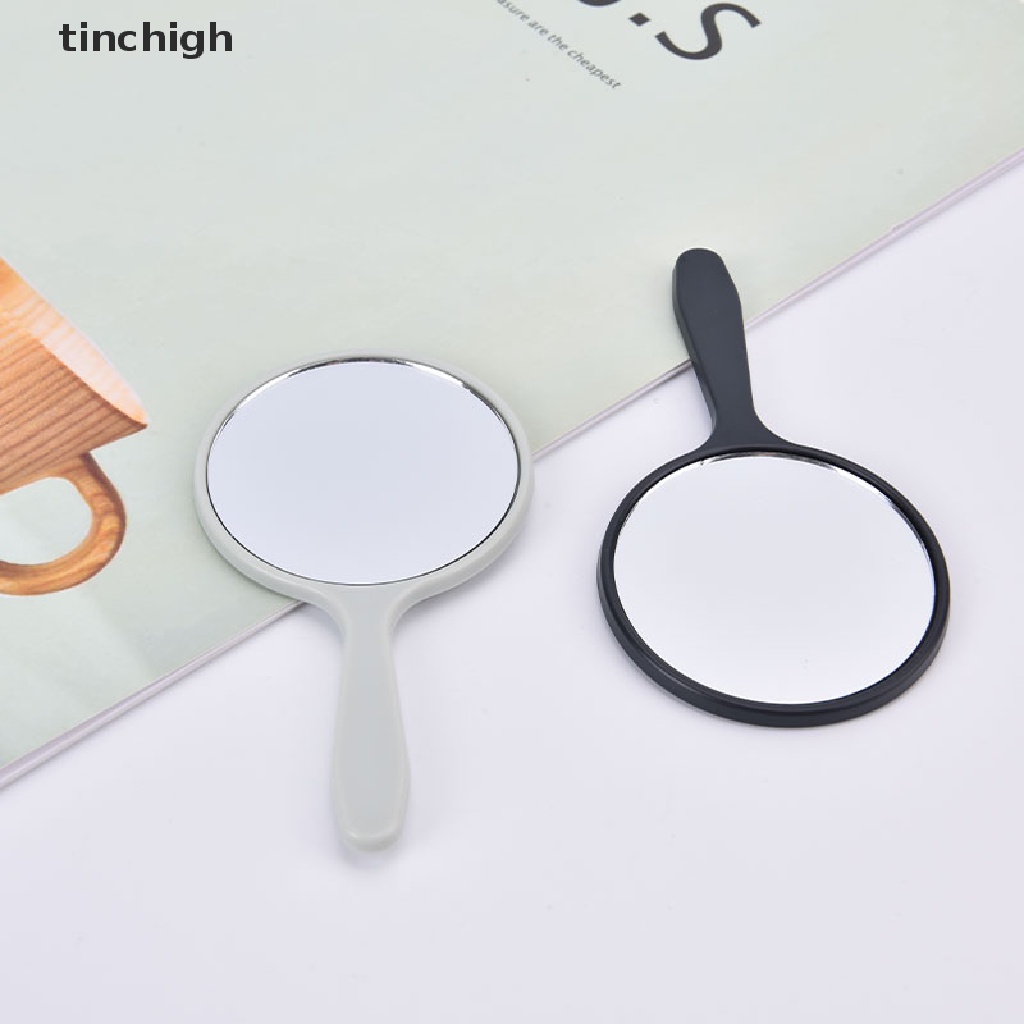 (Hàng Mới Về) Gương Trang Điểm Cầm Tay Hình Tròn