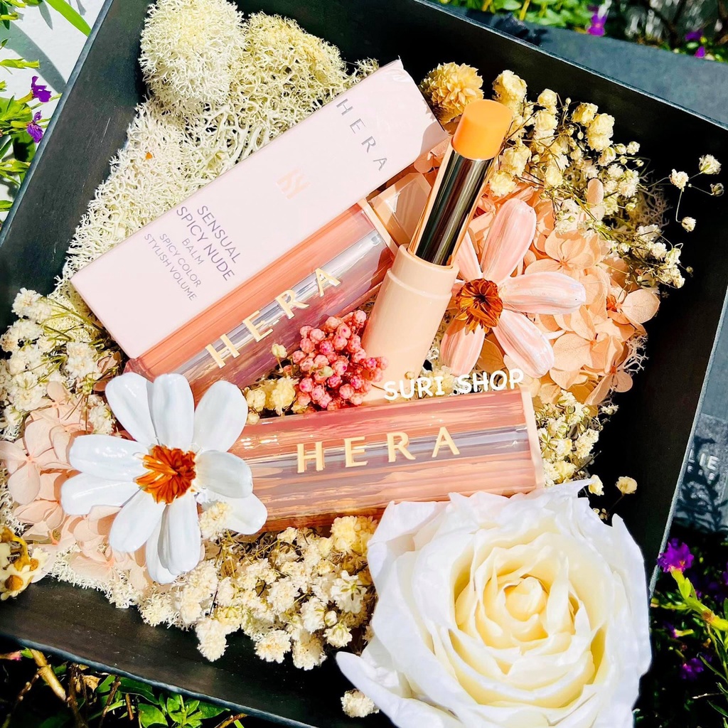 💄 Son Dưỡng Có Màu Hera Sensual Spicy Nude Balm Hàn Quốc 3.5g💄