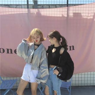 💥💣[ORDER] ÁO BOMBER JACKET CROPTOP UZZANG💣