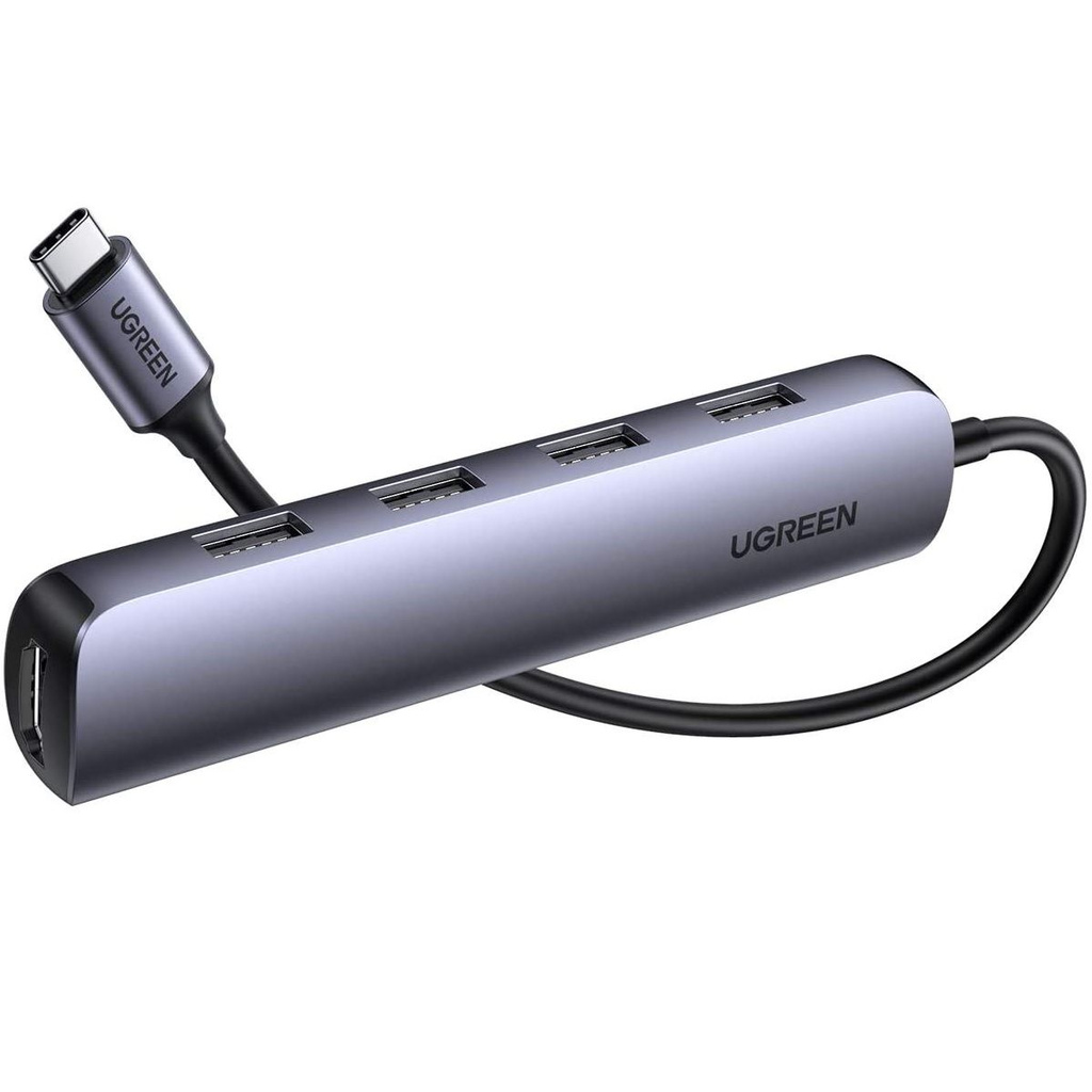 Ugreen 20197 5 trong 1 HDMi 4K 30hz + 4 * USB 3.0 bộ chuyển từ USB Type C CM417
