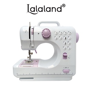 Máy may mini gia đình ufr 705 12 đường may, có vắt sổ, may được vải thun kèm chân vịt