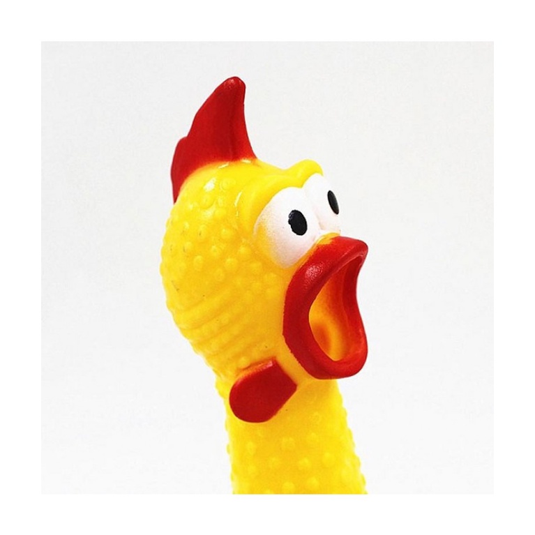 Gà A Lử bóp kêu _ Gà la hét đồ chơi (32cm)