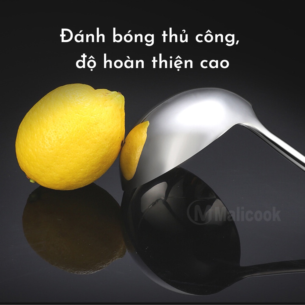 Bộ Muôi canh và Xẻng chiên xào Inox Cao Cấp Malicook [XẢ KHO, FREESHIP]