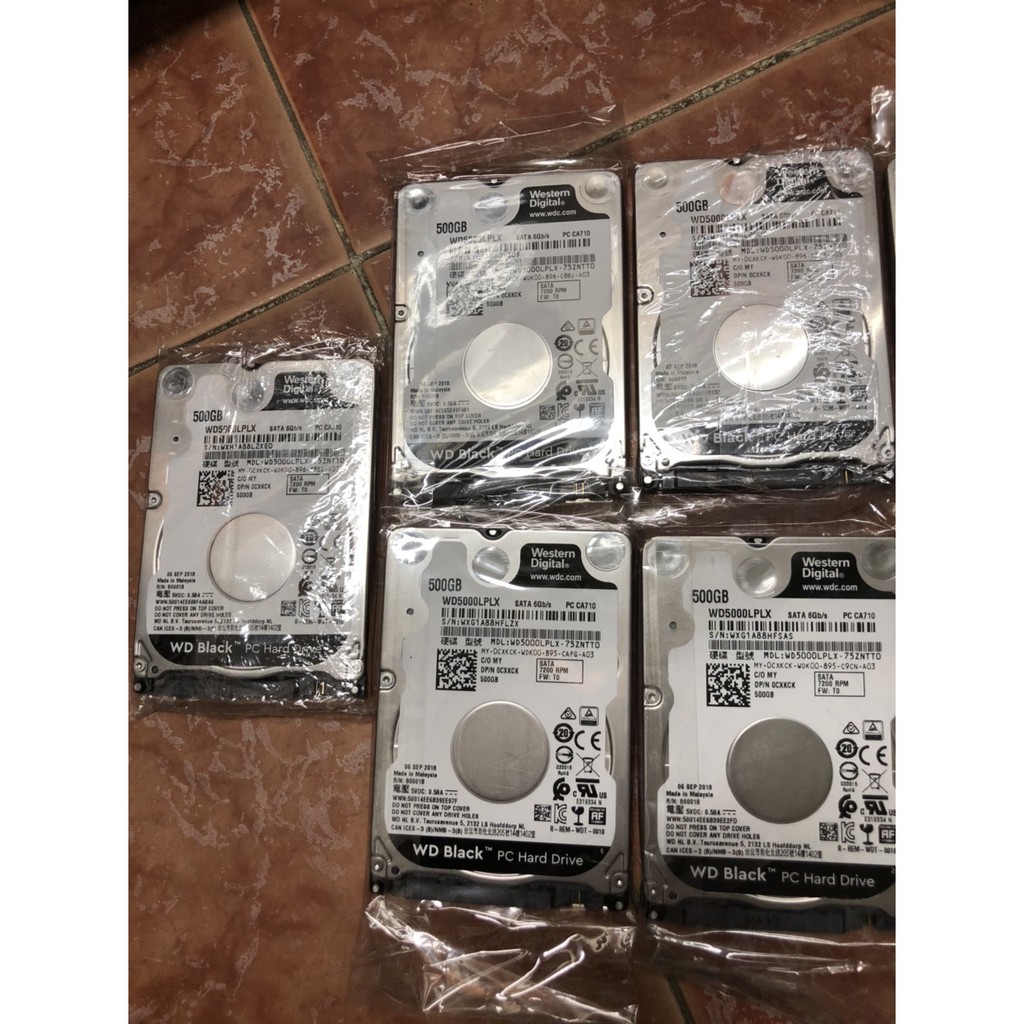 HDD 500GB 7200rpm WD Western Digital date 2018