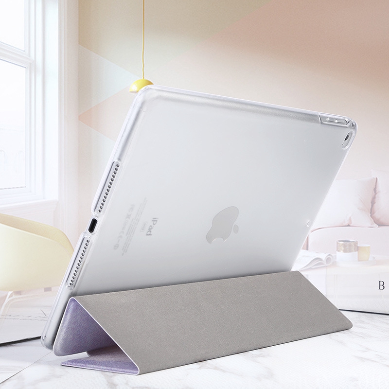 Bao da + mặt lưng PC cứng trong suốt bảo vệ máy tính bảng cho Apple IPad Mini 1 2 3 4 Air1/IPad5/IPad Air2/IPad6