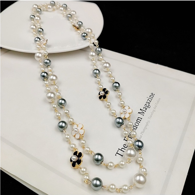 Vòng Cổ Chuỗi Hạt Ngọc Trai Giả Thời Trang Cho Nữ