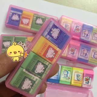 Hộp 4 cục gôm màu cho bé