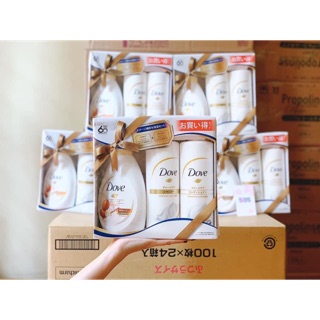 Bộ 3 Gội+xả+tắm Dove nhật bản