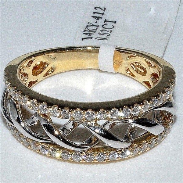Nhẫn Mạ Vàng 18k Đính Đá Thời Trang Cho Nữ