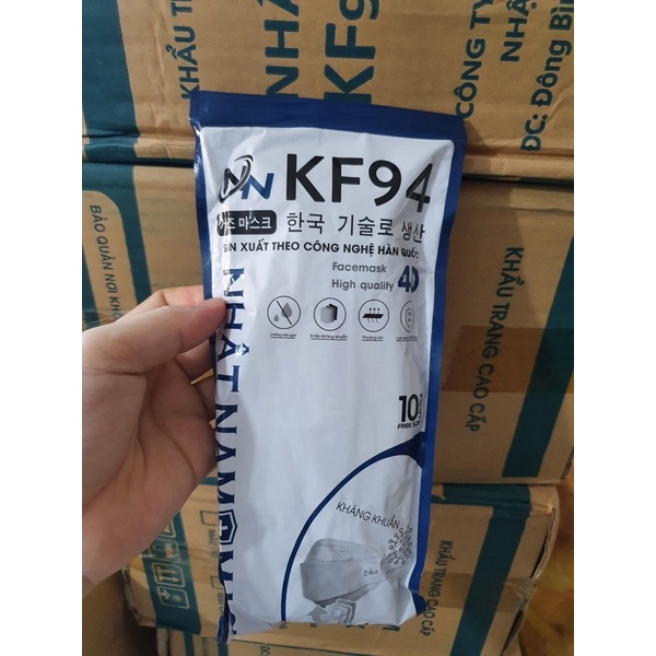 TÚI 10 khẩu trang 4D KF94