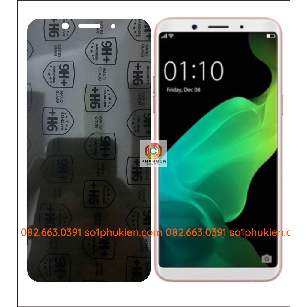 Dán cường lực chống nhìn trộm Oppo F1 / F1S /F1+ /F3 LITE/ F3/ F3+ /F5 /F5 YOUTH/ F7/ F7 YOUTH /F9 /F11 /F11 PRO dẻo nan