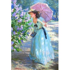 Bộ tranh đính đá 5D họa tiết công chúa hoạt hình độc đáo kích thước 30x40cm DIY dùng trang trí