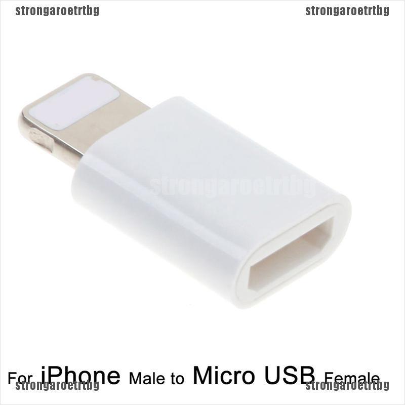 IPHONE Đầu Chuyển Đổi Từ Đầu Cắm Sang Giác Cắm Micro Usb Tiện Dụng