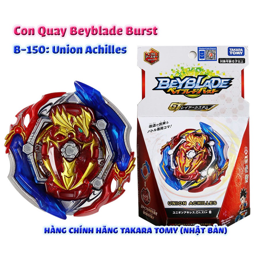 Beyblade Burst GT B150: Union Achilles B-150 (Hàng có sẵn tại kho TP.HCM) B 150 TAKARA TOMY