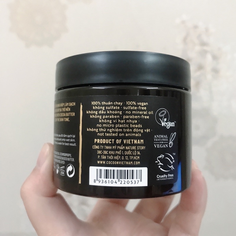 Tẩy Da Chết Cocoon Dak Lak Coffee Body Polish Từ Cà Phê Đắk Lắk 200ml