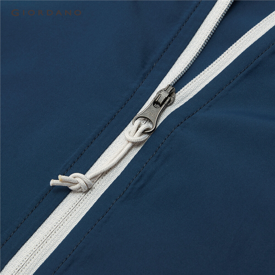 Áo khoác GIORDANO 01071068 có mũ trùm đầu chống tia uv công nghệ cao dành chonam