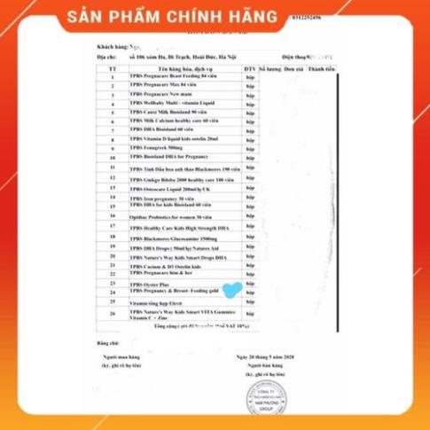 Vitamin tổng hợp bầu Blackmore pregnancy breast feeding gold 180 viên Úc mẫu mới shopnguyenanh88