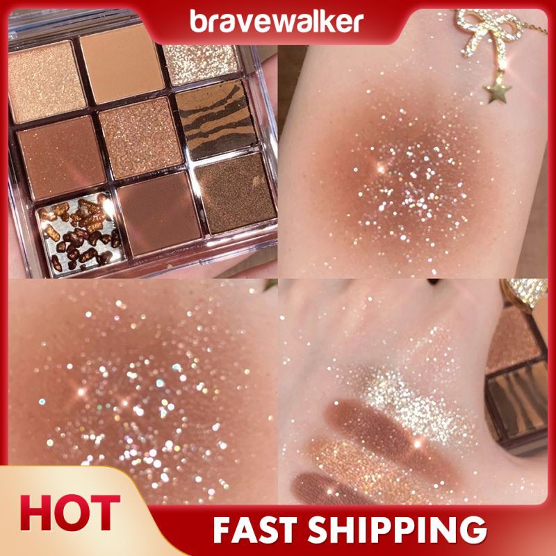 (Hàng Mới Về) Bảng Phấn Mắt Dikalu Lâu Trôi Ánh Ngọc Trai Lấp Lánh