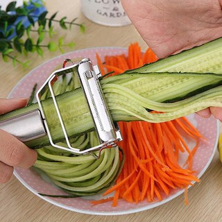 Dao bào sợi rau củ quả bằng inox siêu bén cầm chắc tay. Dao bào sợi inox Siêu bén