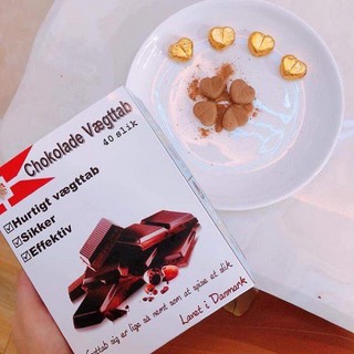 Kẹo Giảm Cân Chokolade Vægttab (40 viên)