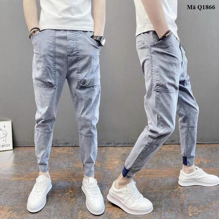 Quần Jean Nam Bo Chân Phong Cách Trẻ Trung, Quần Bò Nam Chất Jeans Cao Cấp Mẫu Mới Nhất MuradFashion Ms4023 | BigBuy360 - bigbuy360.vn