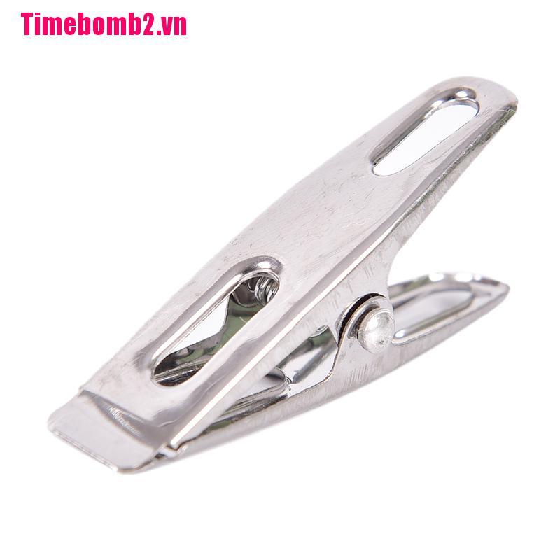 Bộ 20 Kẹp Kim Loại Không Gỉ Treo Đồ Tiện Dụng